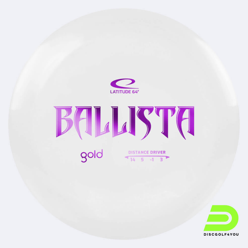 Latitude 64° Ballista in white, gold plastic Latitude 64° Ballista in white, gold plastic
