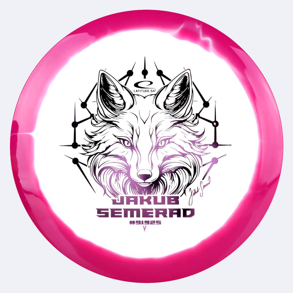 Latitude 64° Brave Jakub Semerad in white-pink, grand orbit plastic Latitude 64° Brave Jakub Semerad in white-pink, grand orbit plastic