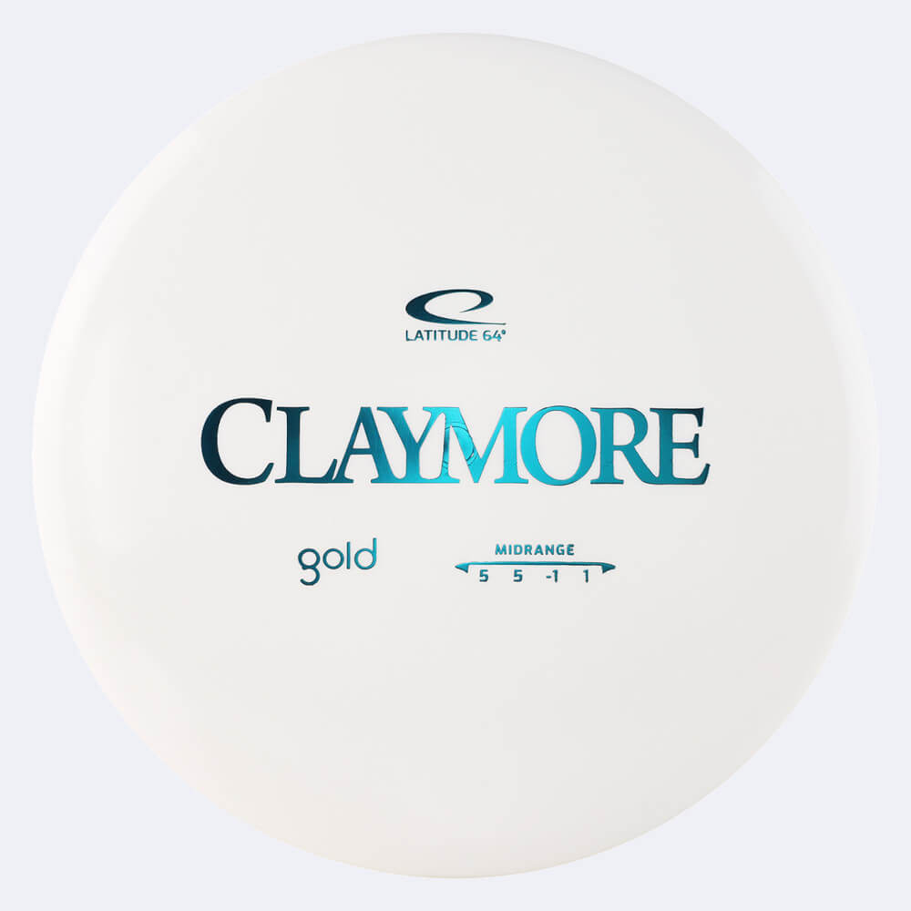 Latitude 64° Claymore in white, gold plastic Latitude 64° Claymore in white, gold plastic