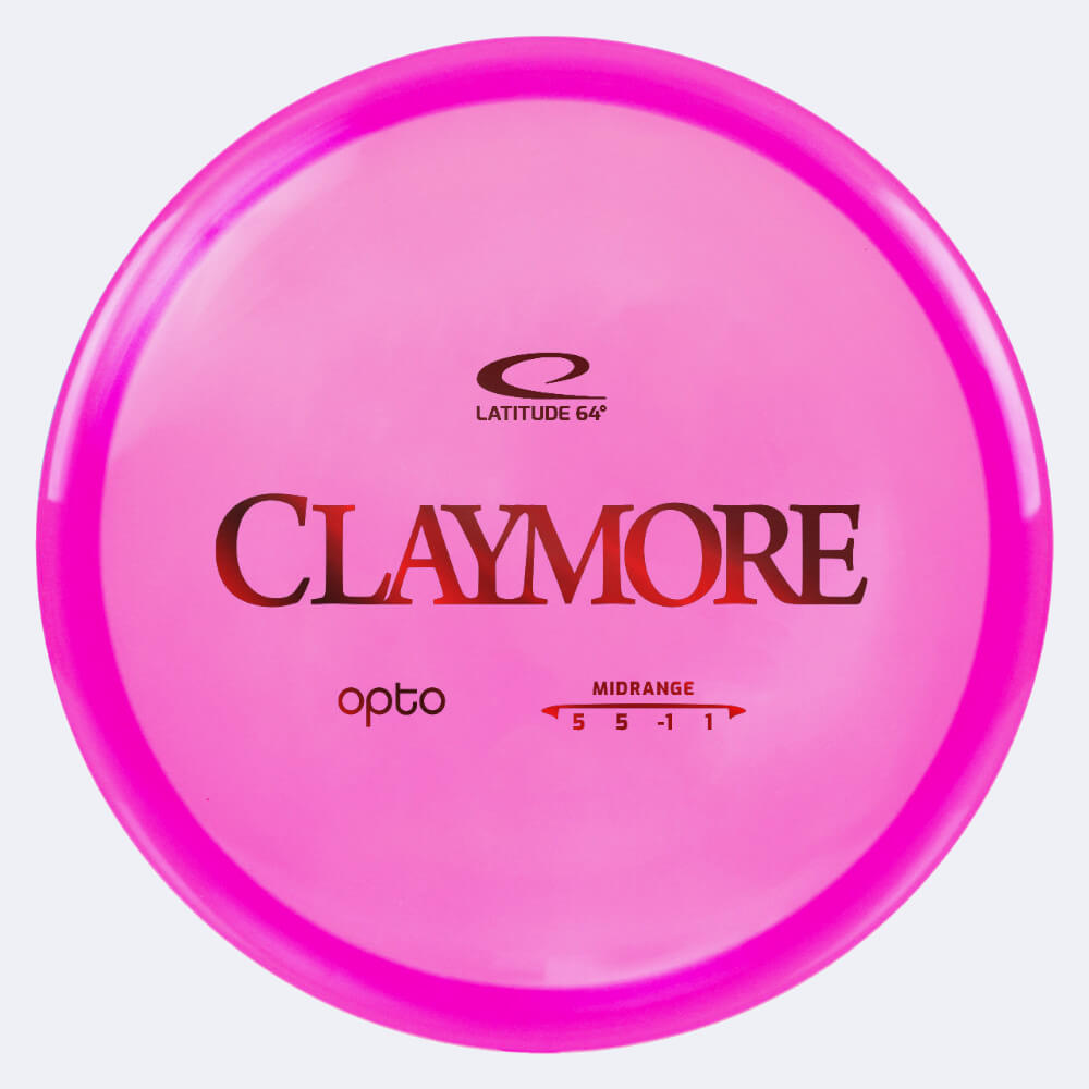 Latitude 64° Claymore in pink, opto plastic Latitude 64° Claymore in pink, opto plastic