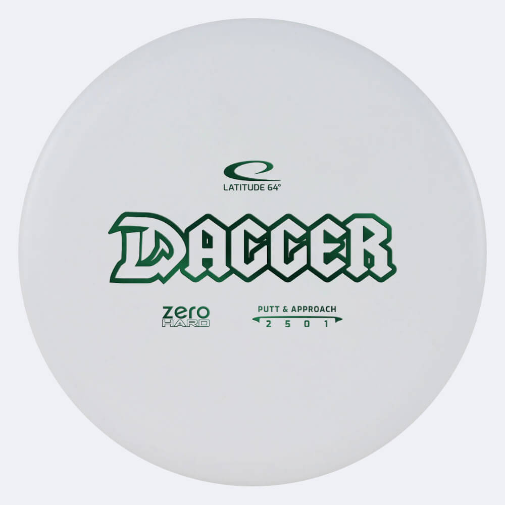 latitude 64° dagger in weiss, im zero hard kunststoff und ohne spezialeffekt Latitude 64° Dagger in weiss, im Zero Hard Kunststoff und ohne Spezialeffekt