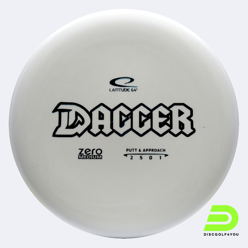 latitude 64° dagger in weiss, im zero medium kunststoff und ohne spezialeffekt Latitude 64° Dagger in weiss, im Zero Medium Kunststoff und ohne Spezialeffekt