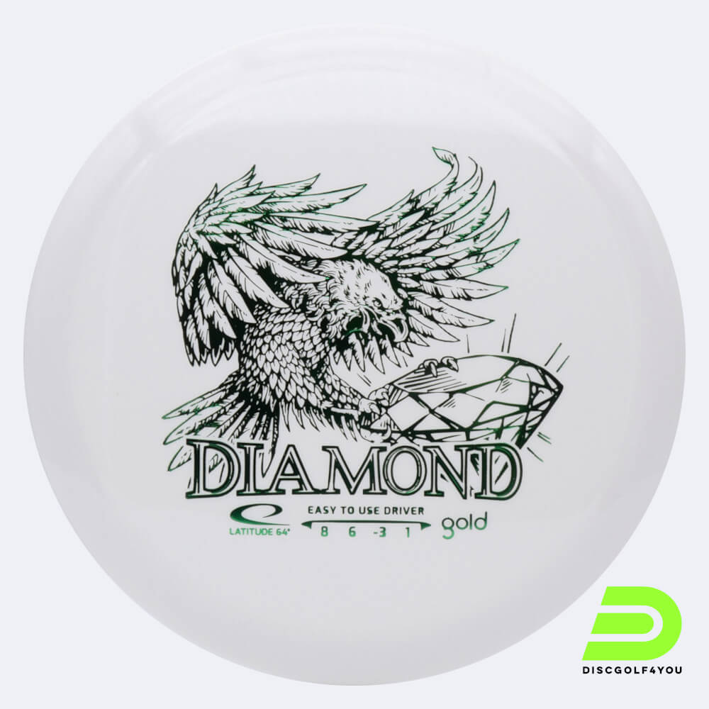 latitude 64° diamond in weiss, im gold kunststoff und ohne spezialeffekt Latitude 64° Diamond in weiss, im Gold Kunststoff und ohne Spezialeffekt