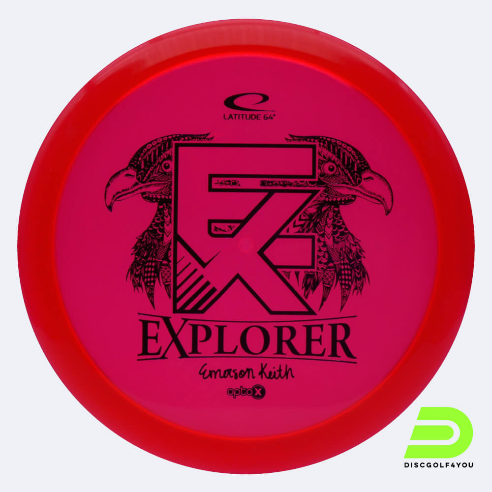 Latitude 64° Explorer Emerson Keith TS in red, opto x plastic Latitude 64° Explorer Emerson Keith TS in red, opto x plastic