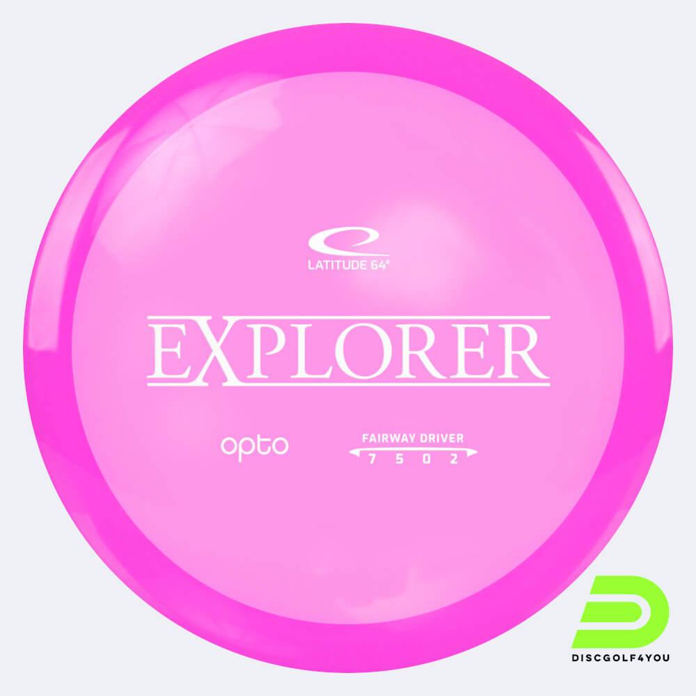 Latitude 64° Explorer in pink, opto plastic Latitude 64° Explorer in pink, opto plastic