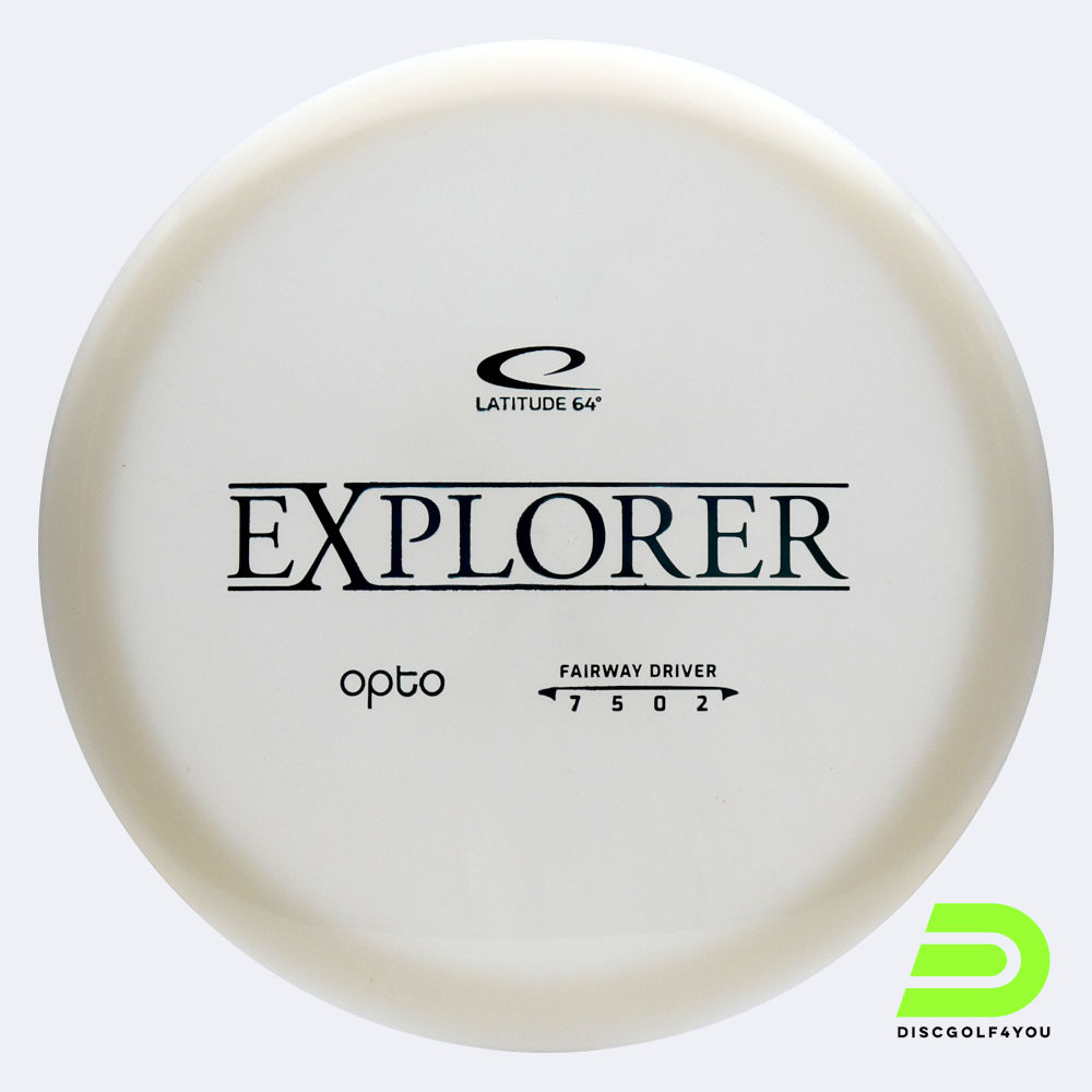 Latitude 64° Explorer in white, opto plastic Latitude 64° Explorer in white, opto plastic