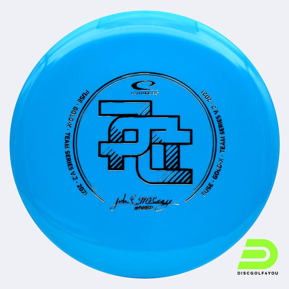 Latitude 64° Fuse JohnE Mc Cray TS in blue, gold-x plastic Latitude 64° Fuse JohnE Mc Cray TS in blue, gold-x plastic
