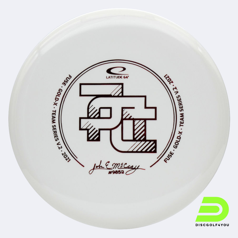 latitude 64° fuse johne mc cray ts in weiss, im gold-x kunststoff und ohne spezialeffekt Latitude 64° Fuse JohnE Mc Cray TS in weiss, im Gold-X Kunststoff und ohne Spezialeffekt