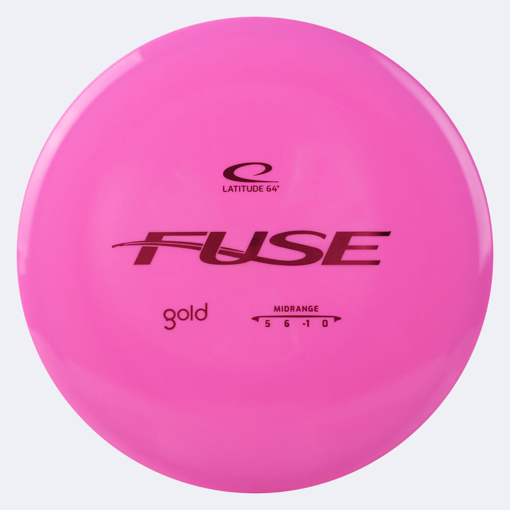 Latitude 64° Fuse in pink, gold plastic Latitude 64° Fuse in pink, gold plastic