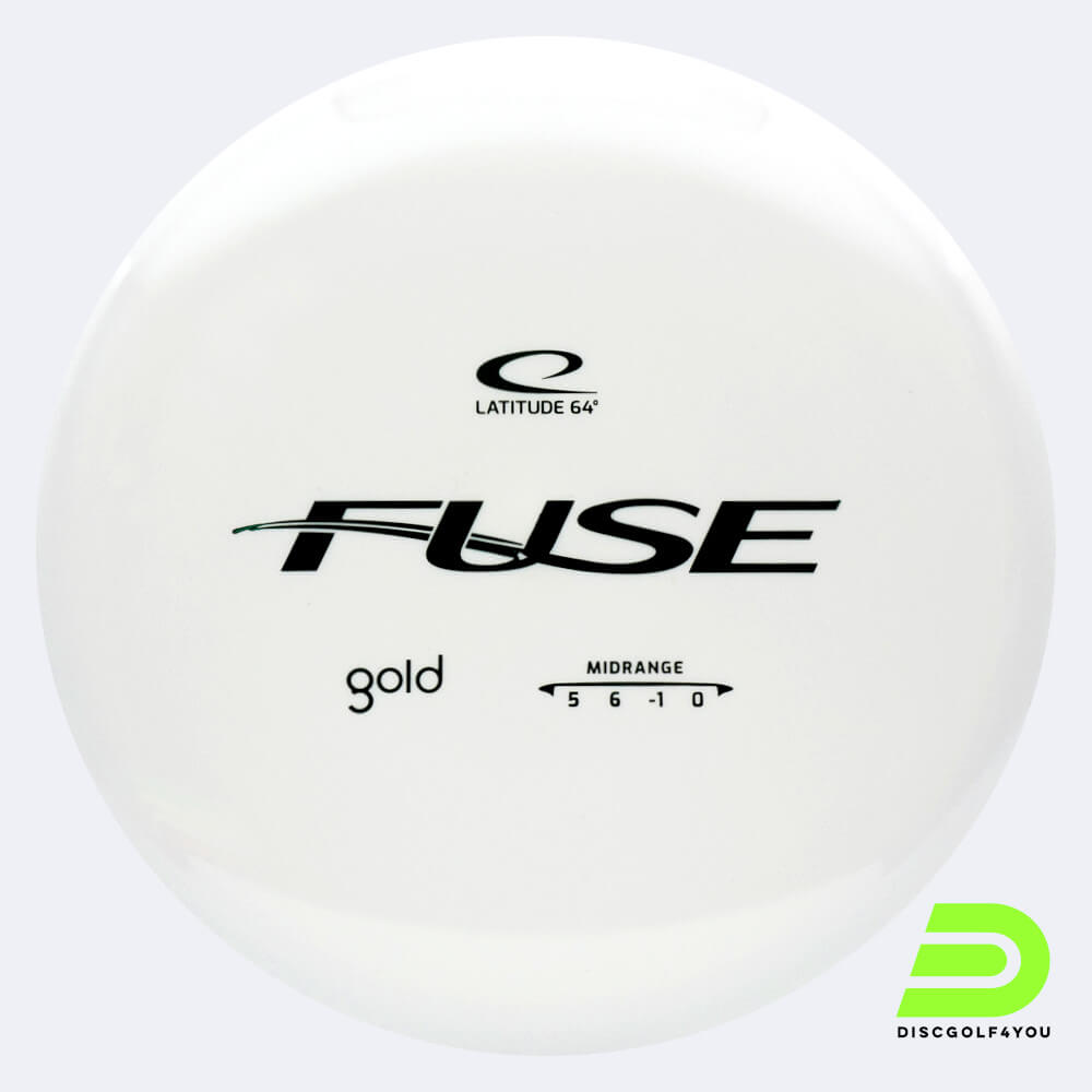 Latitude 64° Fuse in white, gold plastic Latitude 64° Fuse in white, gold plastic