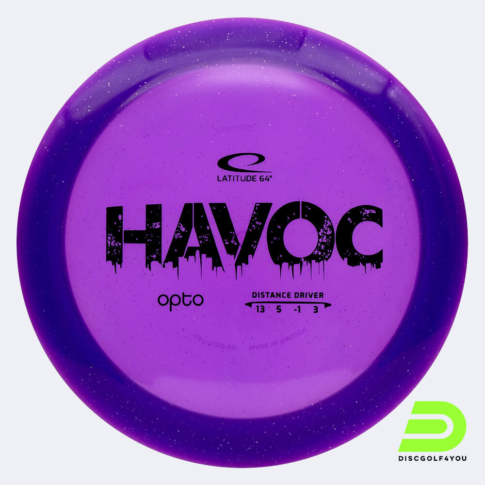 Latitude 64° Havoc in purple, metal flake opto plastic Latitude 64° Havoc in purple, metal flake opto plastic