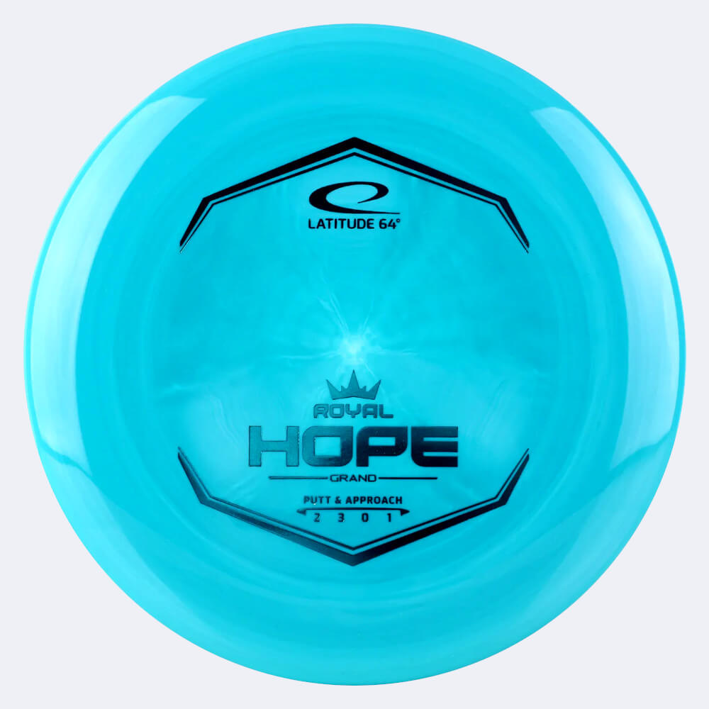 Latitude 64° Hope in turquoise, royal grand plastic and burst effect Latitude 64° Hope in turquoise, royal grand plastic and burst effect