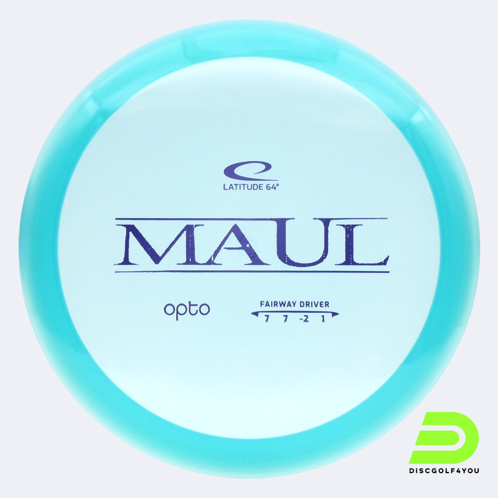 latitude 64° maul in blau, im opto kunststoff und ohne spezialeffekt Latitude 64° Maul in blau, im Opto Kunststoff und ohne Spezialeffekt