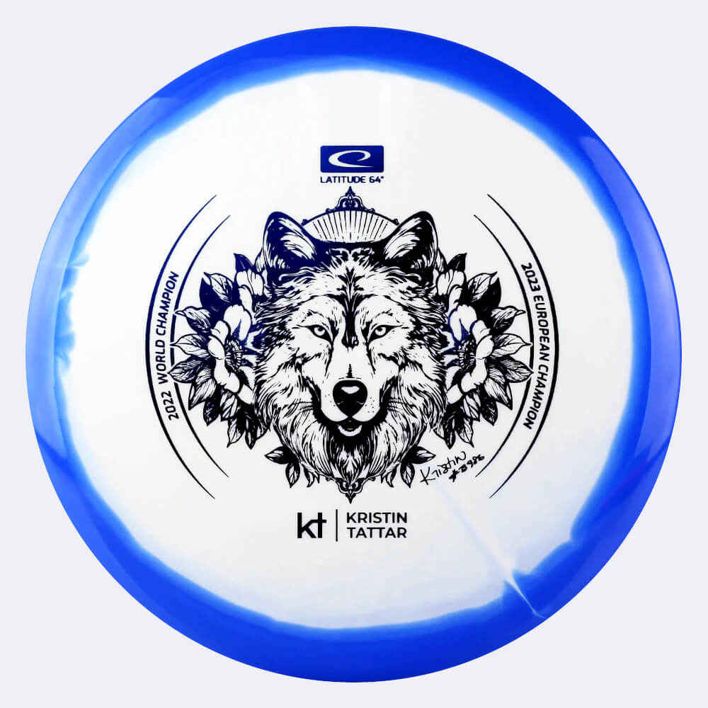 latitude 64° pure kristin tattar 2023 european champion in weiss-blau, im gold orbit kunststoff und ohne spezialeffekt Latitude 64° Pure Kristin Tattar 2023 European Champion in weiss-blau, im Gold Orbit Kunststoff und ohne Spezialeffekt