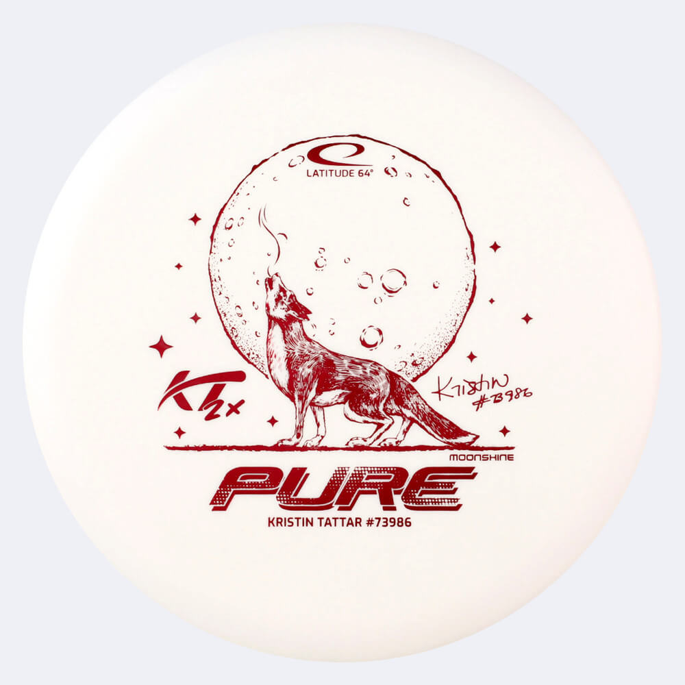 Latitude 64° Pure Kristin Tattar TS in white, zero medium moonshine plastic and glow effect Latitude 64° Pure Kristin Tattar TS in white, zero medium moonshine plastic and glow effect