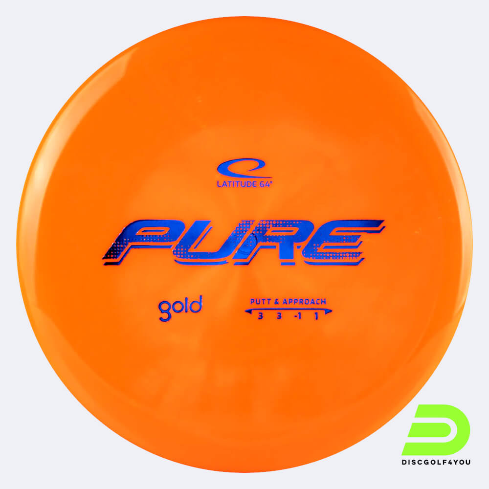 latitude 64° pure in orange, im gold kunststoff und ohne spezialeffekt Latitude 64° Pure in orange, im Gold Kunststoff und ohne Spezialeffekt