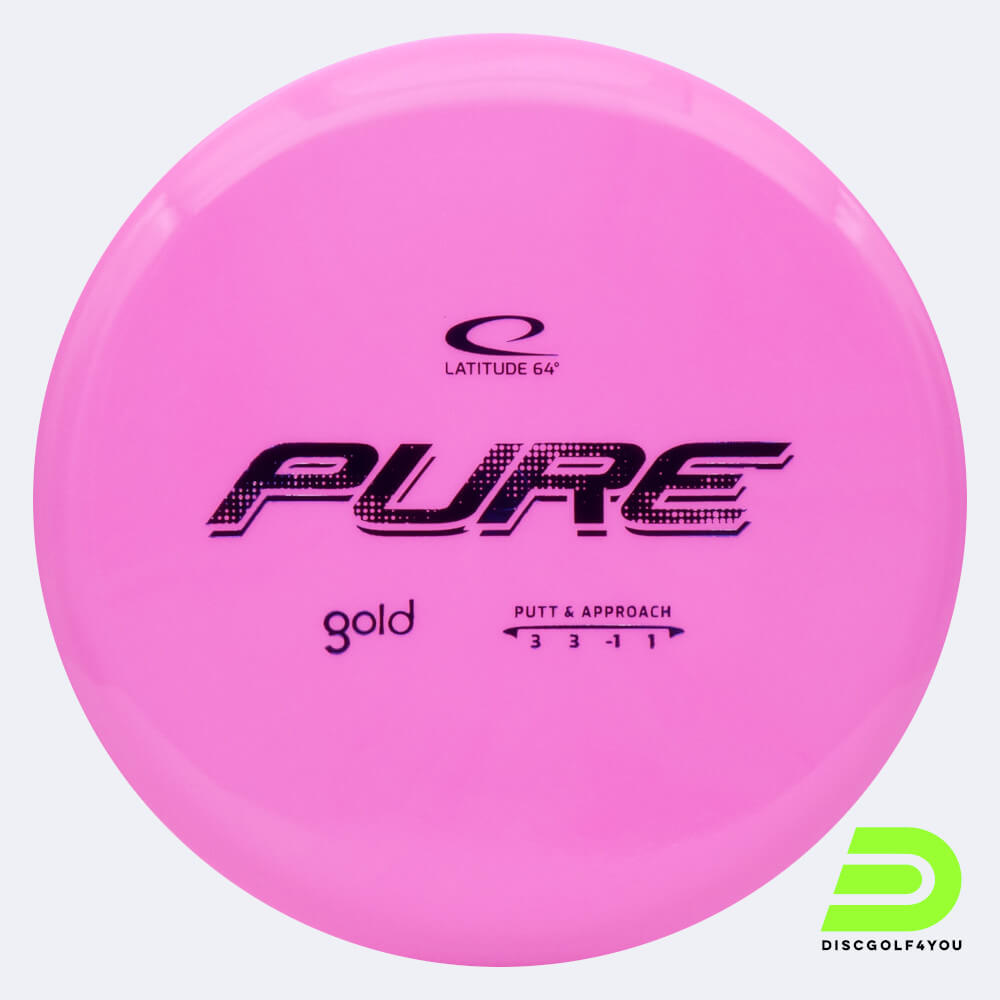 Latitude 64° Pure in pink, gold plastic Latitude 64° Pure in pink, gold plastic