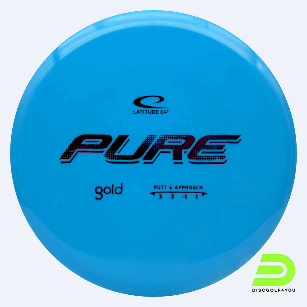 Latitude 64° Pure in turquoise, gold plastic Latitude 64° Pure in turquoise, gold plastic