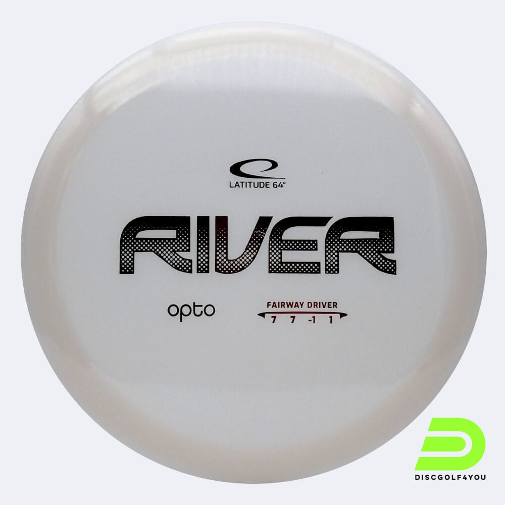 Latitude 64° River in white, opto plastic Latitude 64° River in white, opto plastic