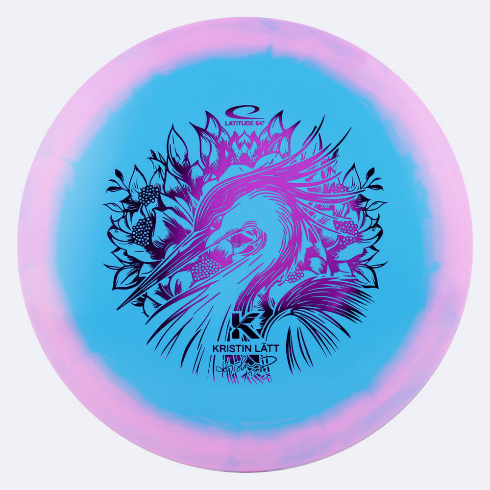 Latitude 64° Saint Pro Kristin Lätt in light-blue-pink, gold orbit plastic Latitude 64° Saint Pro Kristin Lätt in light-blue-pink, gold orbit plastic