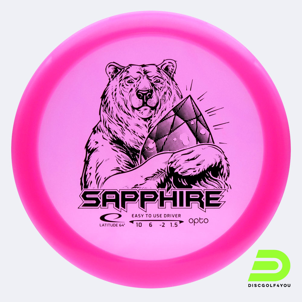 Latitude 64° Sapphire in pink, opto plastic Latitude 64° Sapphire in pink, opto plastic