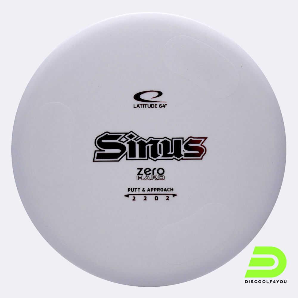 Latitude 64° Sinus in white, zero hard plastic Latitude 64° Sinus in white, zero hard plastic