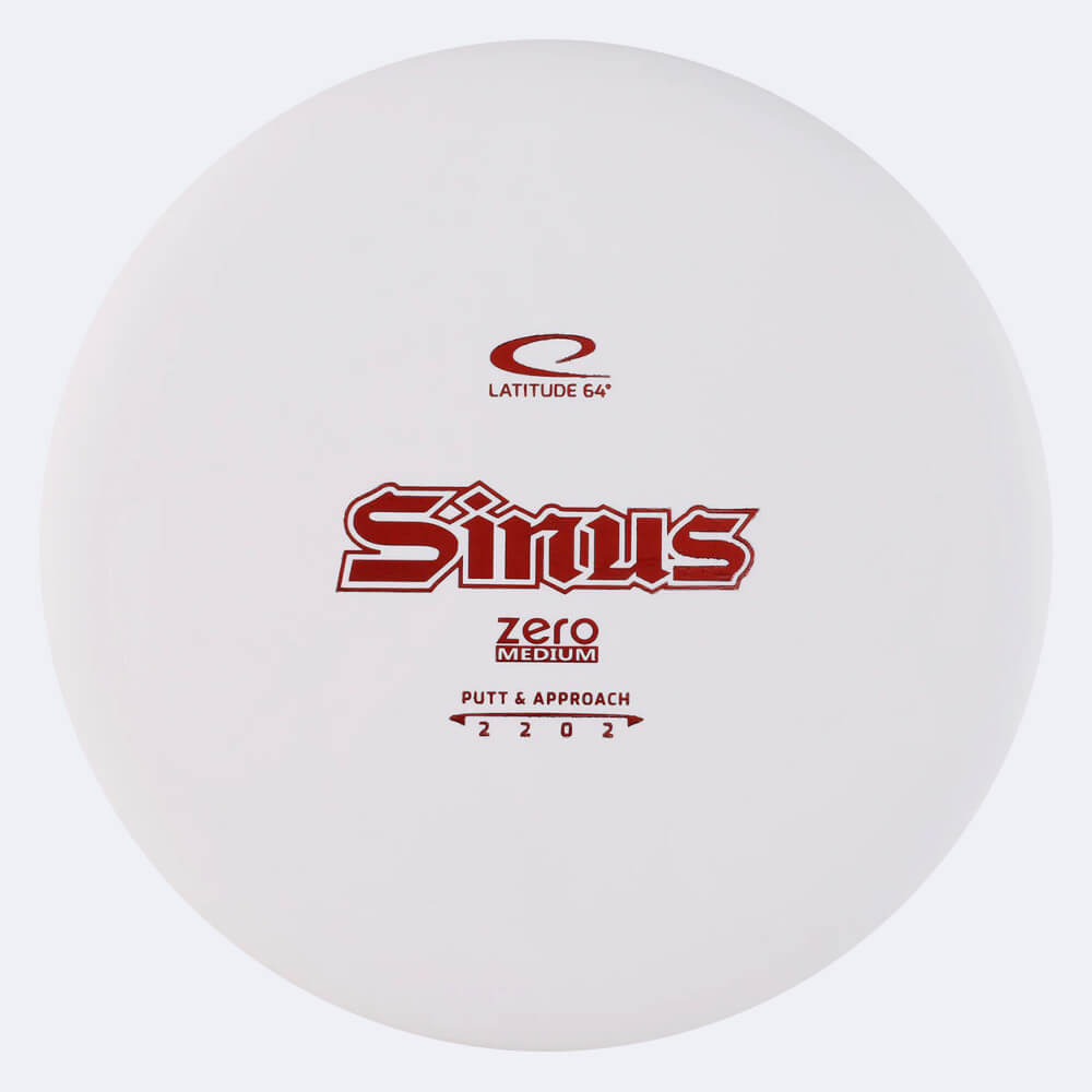 Latitude 64° Sinus in white, zero medium plastic Latitude 64° Sinus in white, zero medium plastic