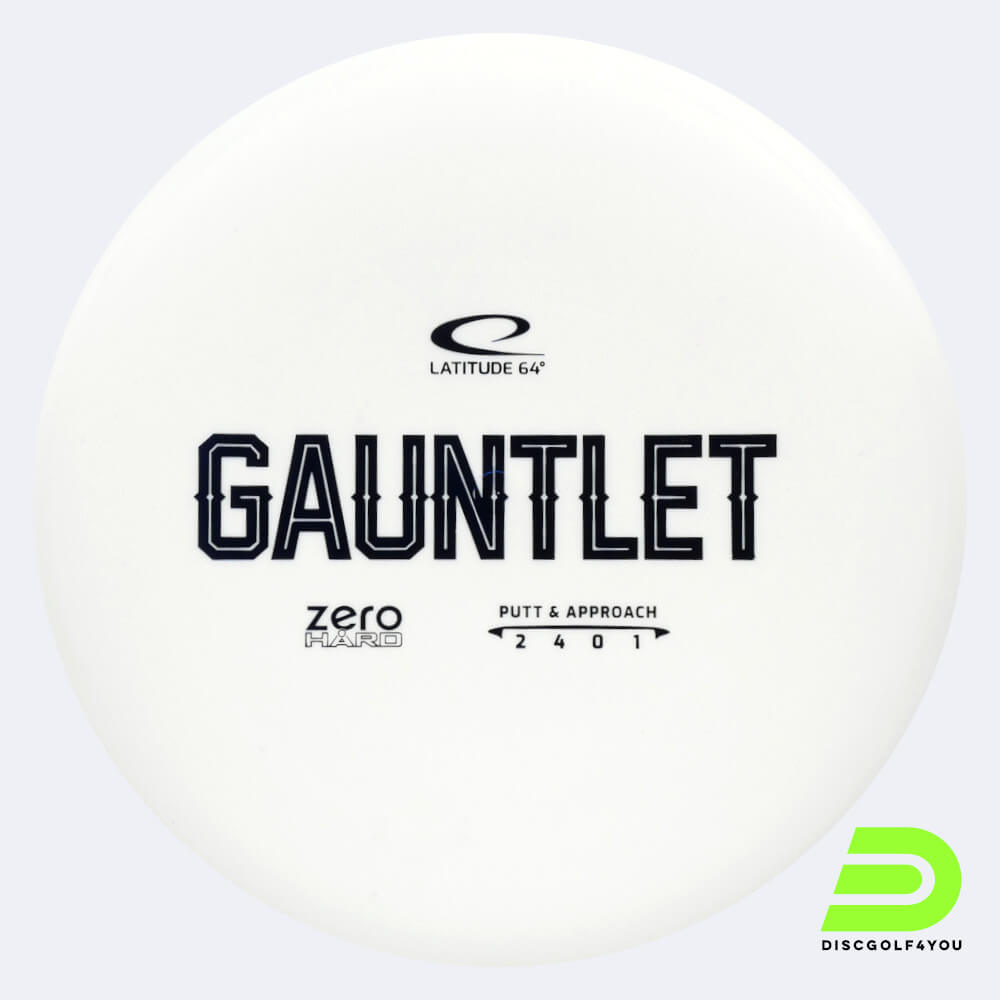 Latitude 64° Gauntlet in white, zero hard plastic Latitude 64° Gauntlet in white, zero hard plastic