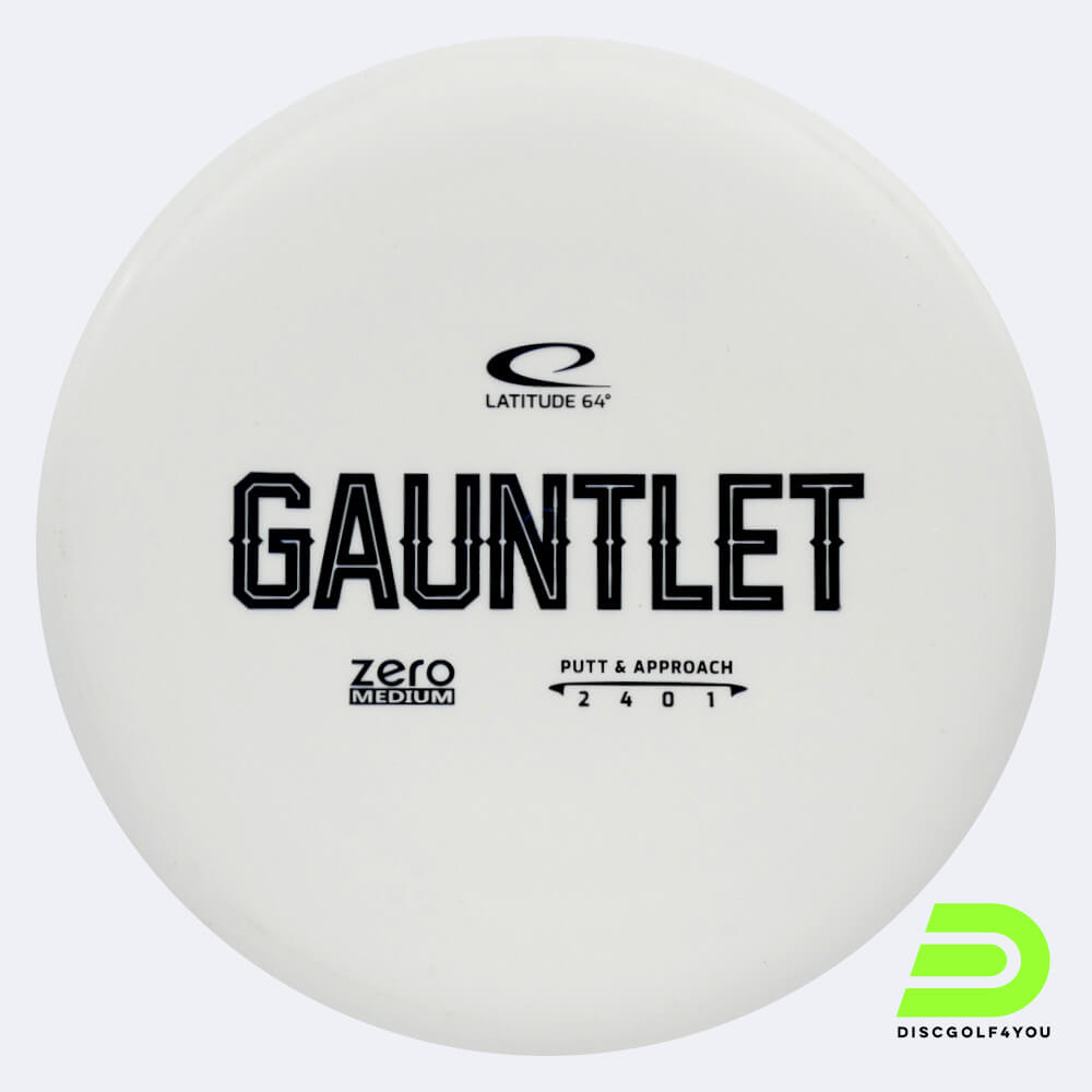 Latitude 64° Gauntlet in white, zero medium plastic Latitude 64° Gauntlet in white, zero medium plastic