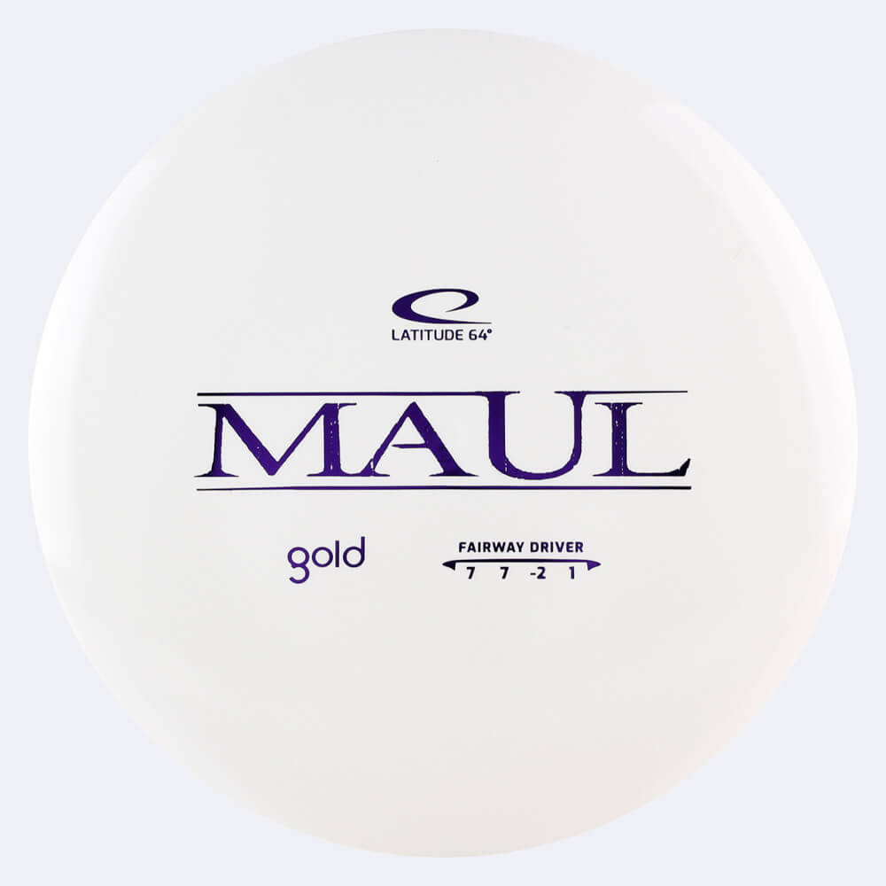 Latitude 64° Maul in white, gold plastic Latitude 64° Maul in white, gold plastic