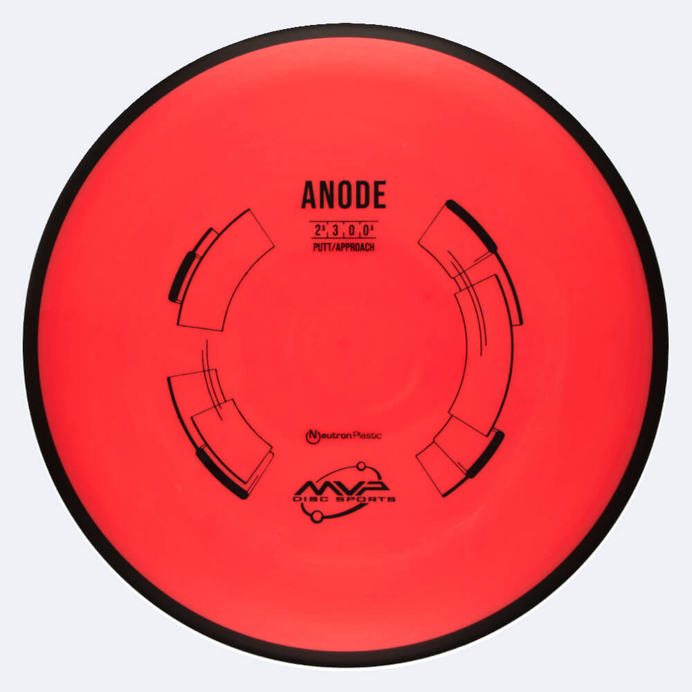 MVP Anode in red, neutron plastic MVP Anode in red, neutron plastic
