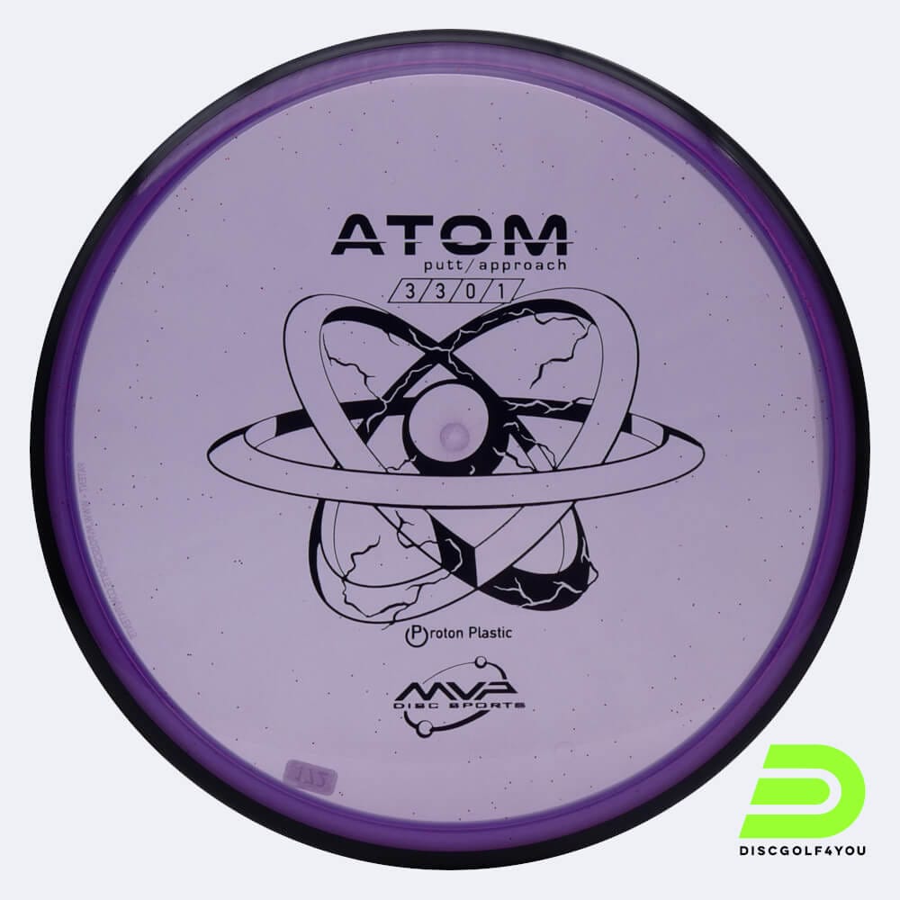 MVP Atom in purple, proton plastic MVP Atom in purple, proton plastic