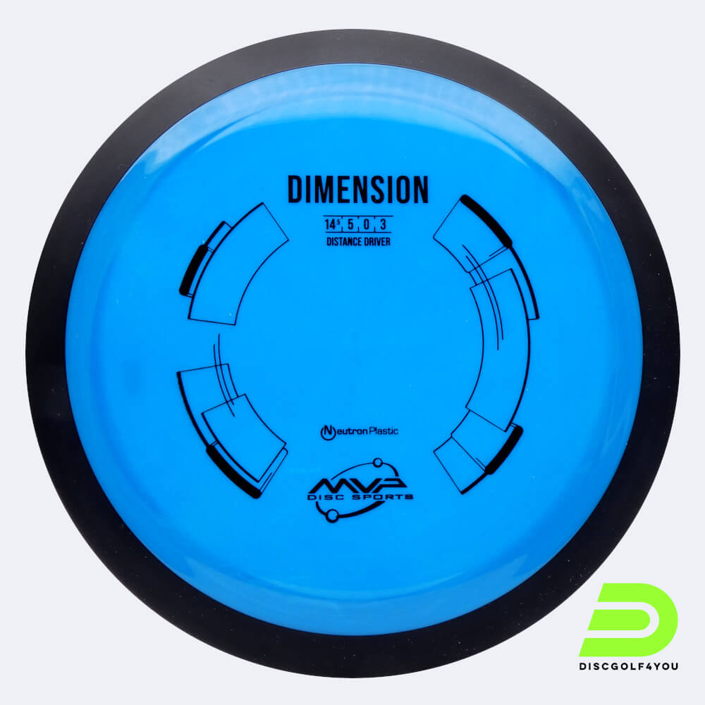 MVP Dimension in blue, neutron plastic MVP Dimension in blue, neutron plastic