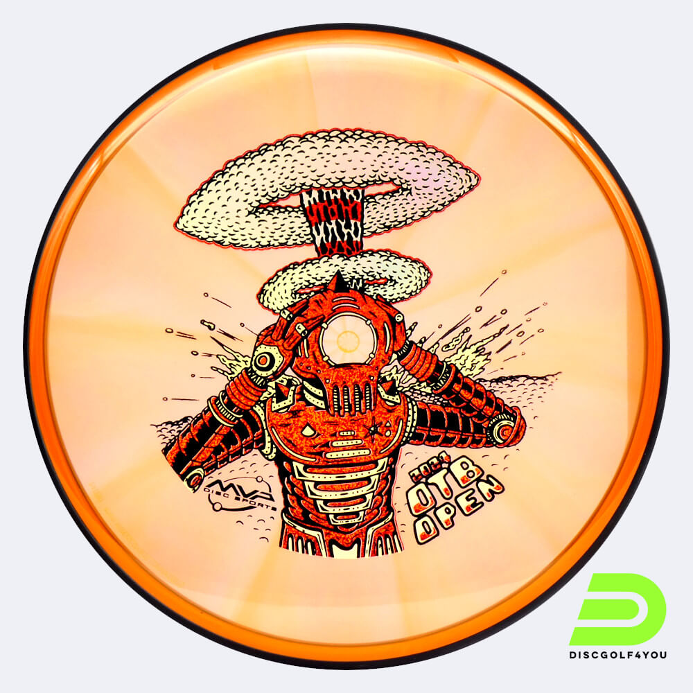 mvp glitch - otb open in orange, im proton soft kunststoff und ohne spezialeffekt MVP Glitch - OTB Open in orange, im Proton Soft Kunststoff und ohne Spezialeffekt