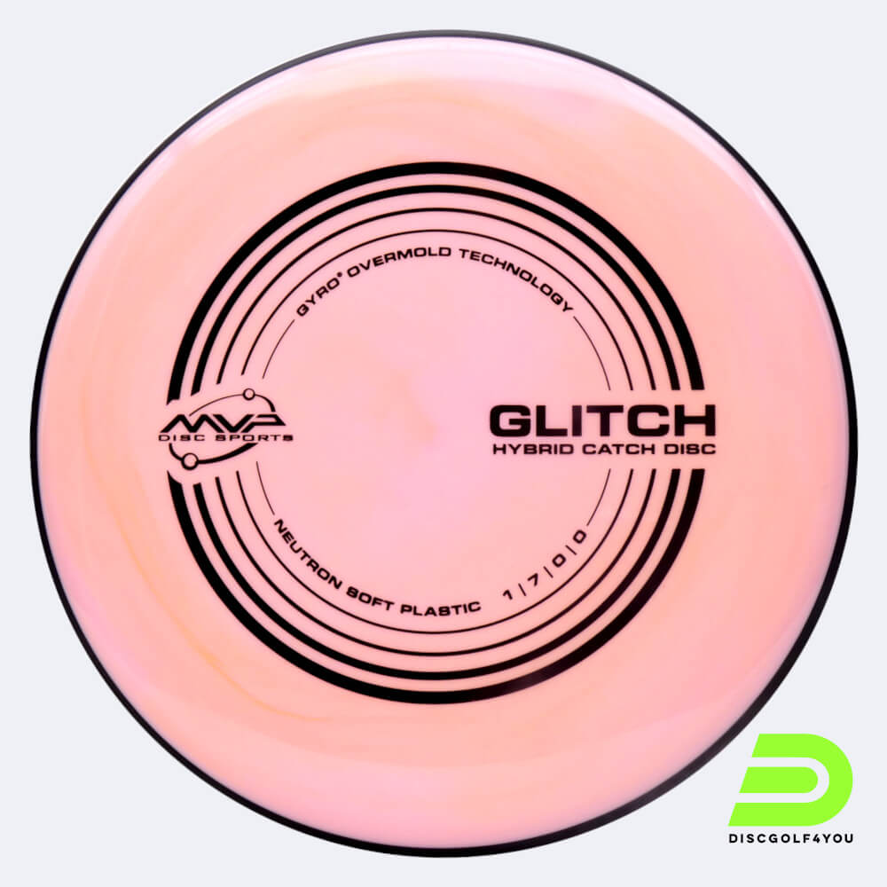 MVP Glitch in pink, soft neutron plastic MVP Glitch in pink, soft neutron plastic