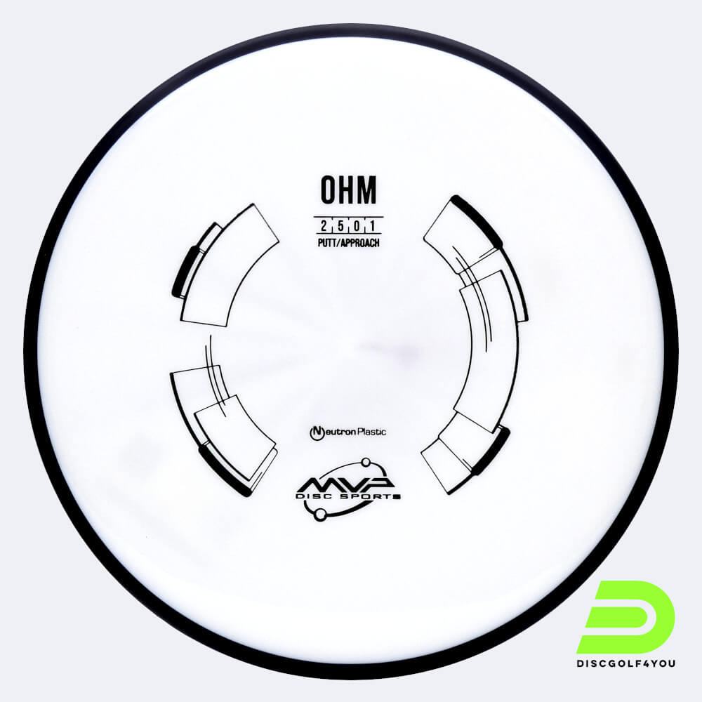 MVP Ohm in white, neutron plastic MVP Ohm in white, neutron plastic