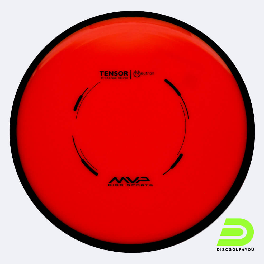 MVP Tensor in red, neutron plastic MVP Tensor in red, neutron plastic