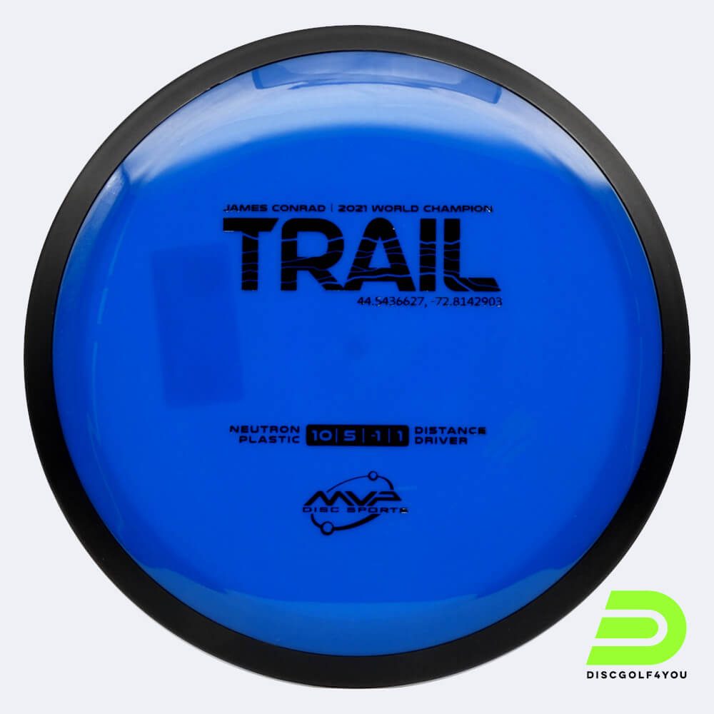 MVP Trail in blue, neutron plastic MVP Trail in blue, neutron plastic