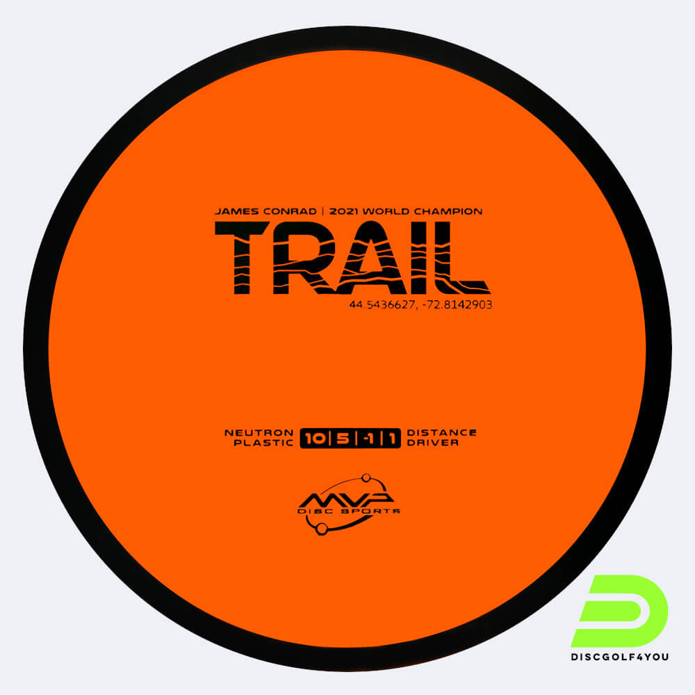 mvp trail in orange, im neutron kunststoff und ohne spezialeffekt MVP Trail in orange, im Neutron Kunststoff und ohne Spezialeffekt