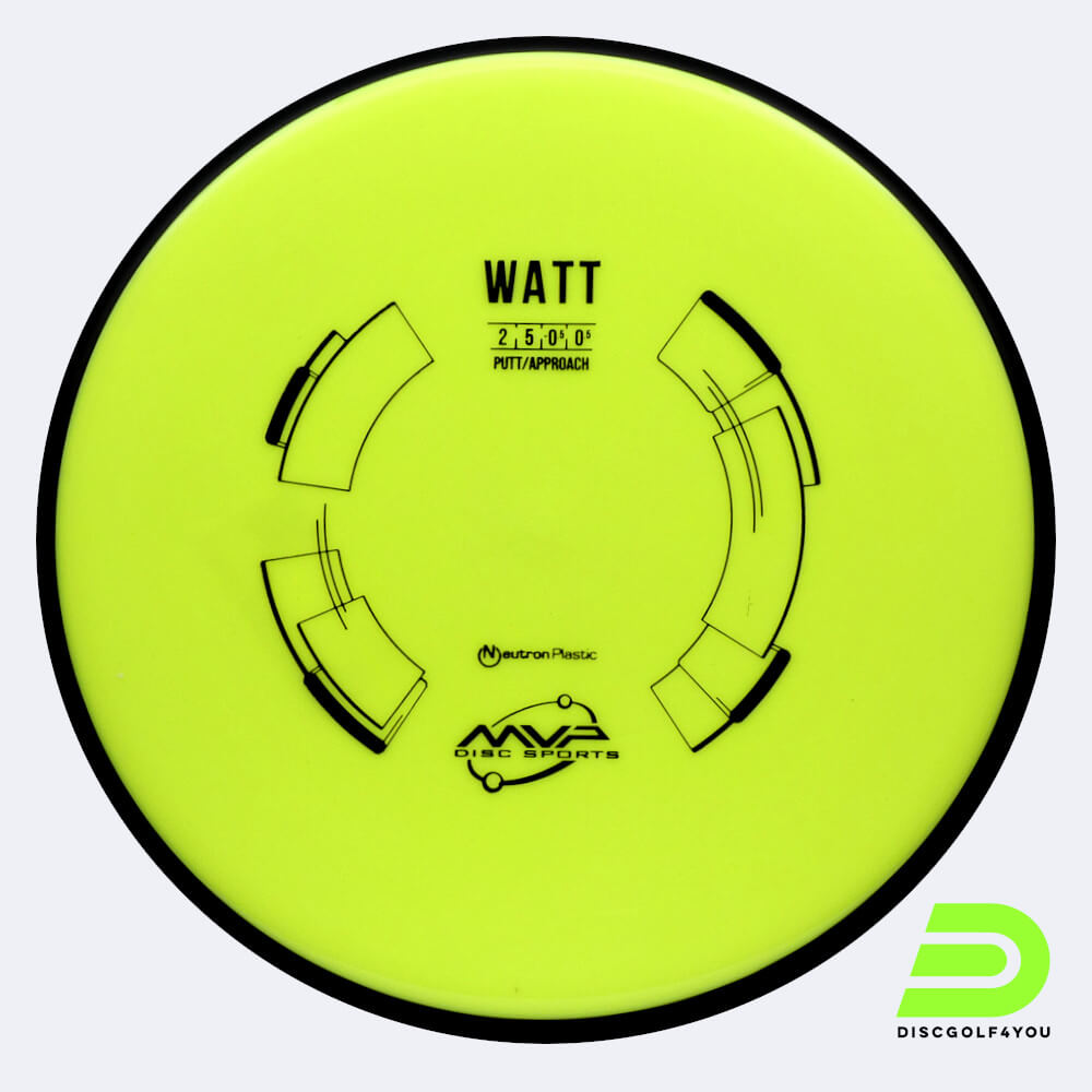 MVP Watt in yellow, neutron plastic MVP Watt in yellow, neutron plastic