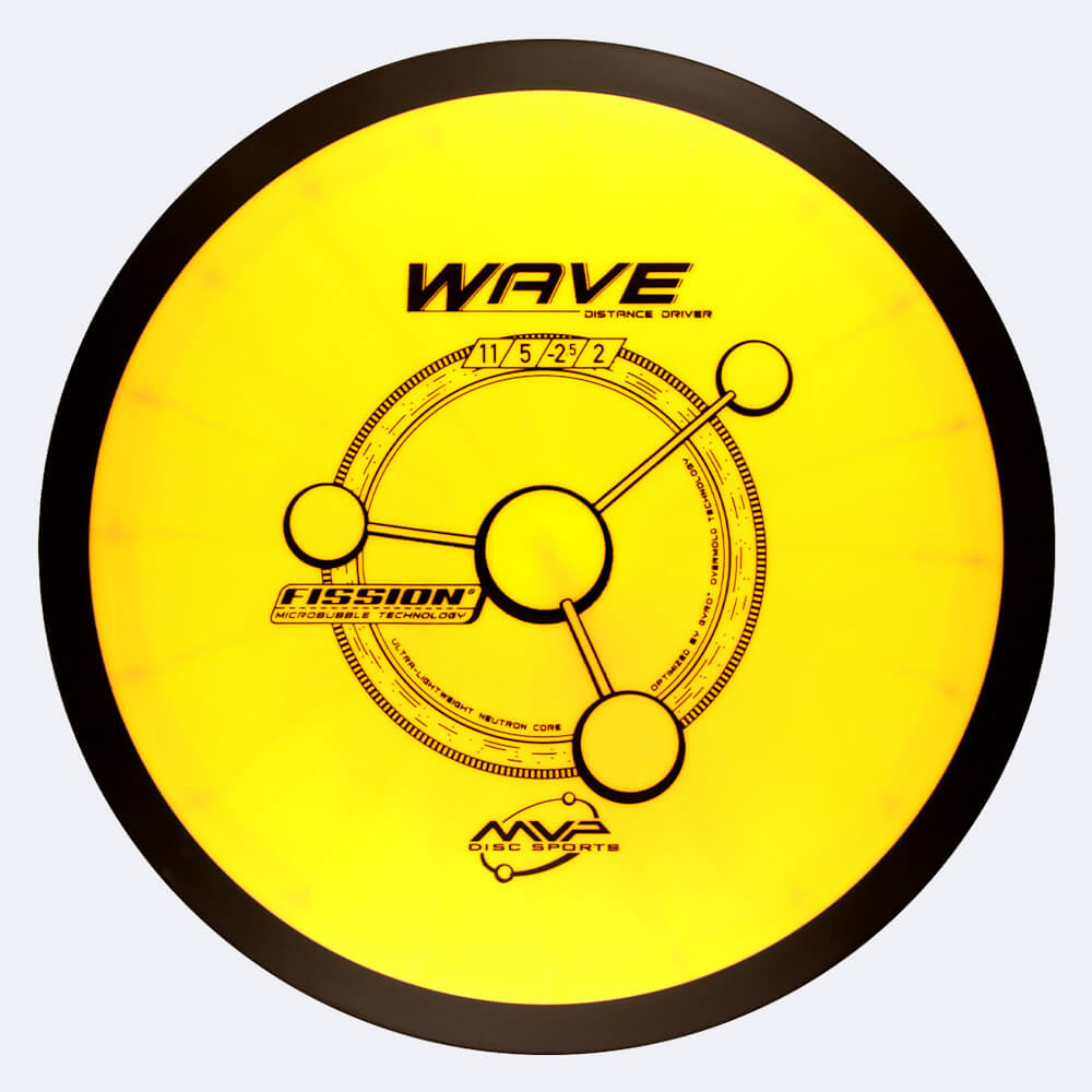 MVP Wave in yellow, fission plastic MVP Wave in yellow, fission plastic