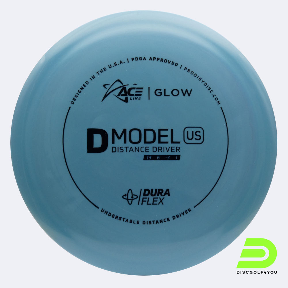 Prodigy ACE Line D US in blue, duraflex glow plastic and glow effect Prodigy ACE Line D US in blue, duraflex glow plastic and glow effect