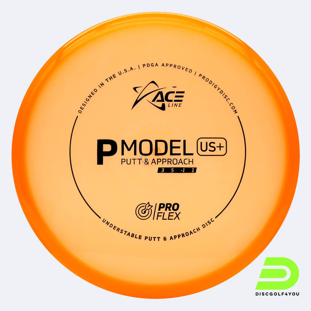 Prodigy Ace Line P US plus in classic-orange, proflex plastic Prodigy Ace Line P US plus in classic-orange, proflex plastic