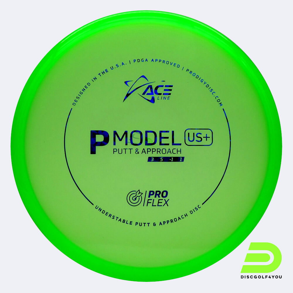 Prodigy Ace Line P US plus in green, proflex plastic Prodigy Ace Line P US plus in green, proflex plastic