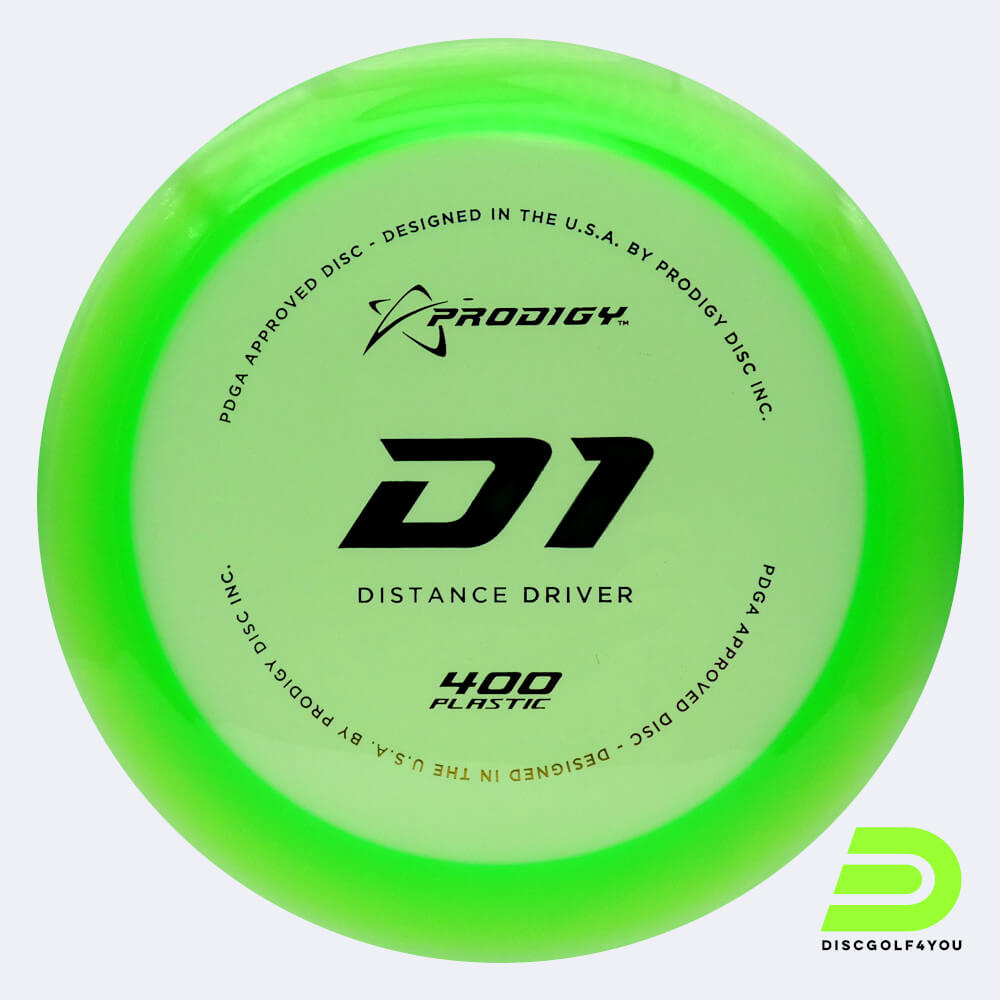 Prodigy D1 in green, 400 plastic Prodigy D1 in green, 400 plastic