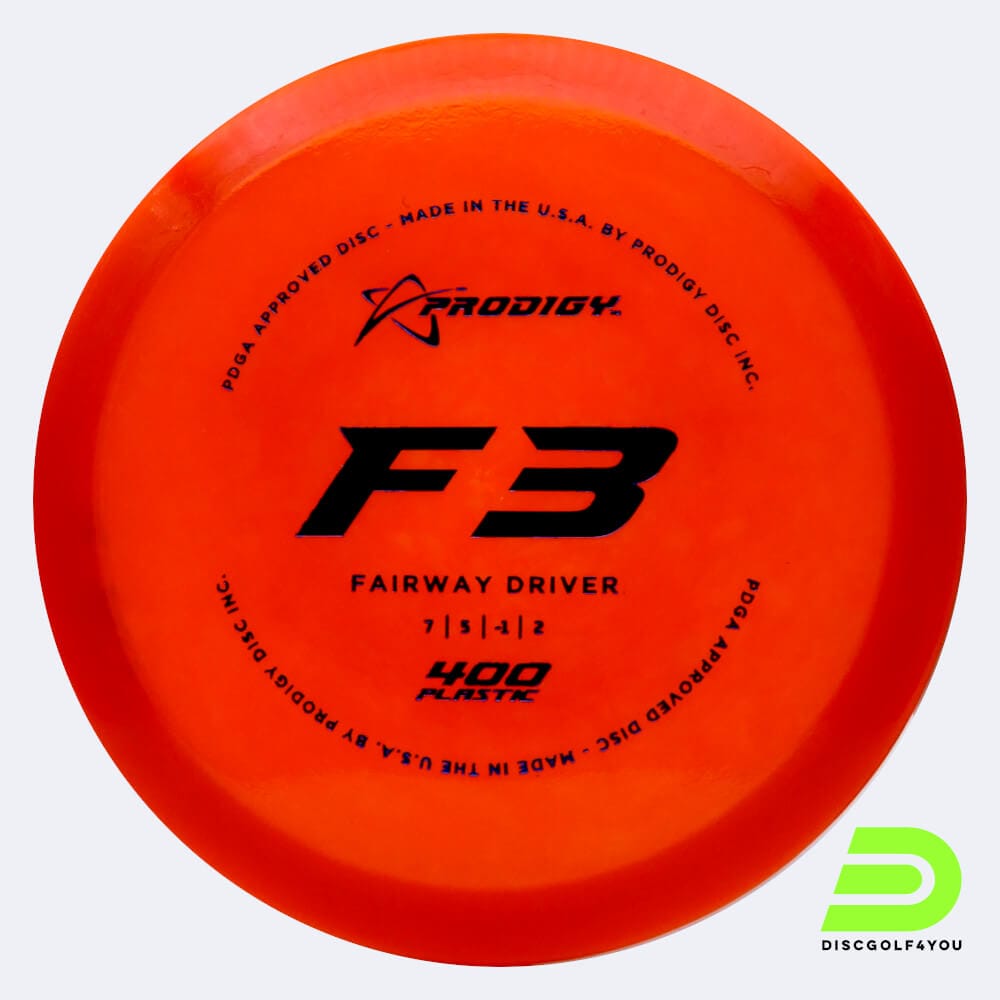 prodigy f3 in orange, im 400 kunststoff und ohne spezialeffekt Prodigy F3 in orange, im 400 Kunststoff und ohne Spezialeffekt