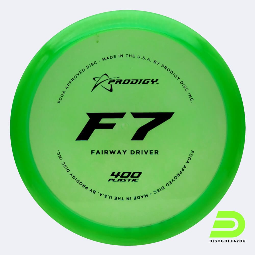 Prodigy F7 in green, 400 plastic Prodigy F7 in green, 400 plastic