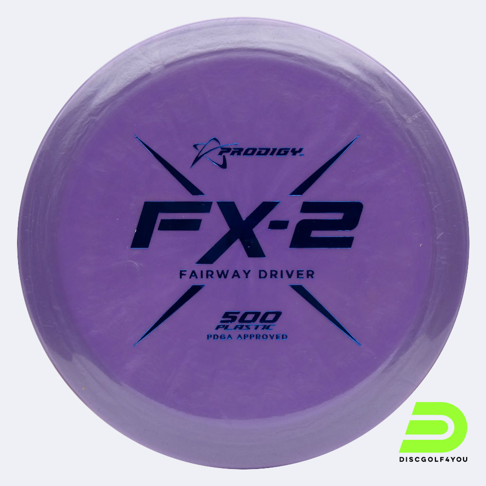 Prodigy FX-2 in purple, 500 plastic Prodigy FX-2 in purple, 500 plastic