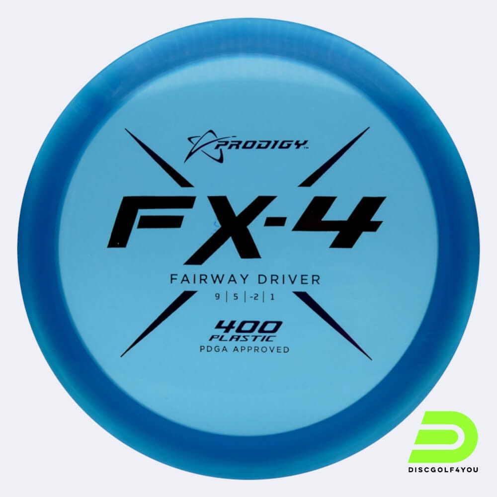 Prodigy FX-4 in blue, 400 plastic Prodigy FX-4 in blue, 400 plastic
