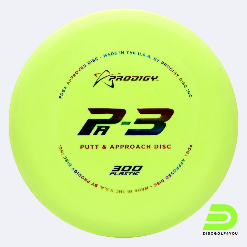 Prodigy PA-3 in green, 300 plastic Prodigy PA-3 in green, 300 plastic